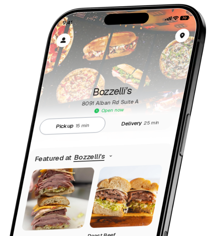 Bozzelli's app preview